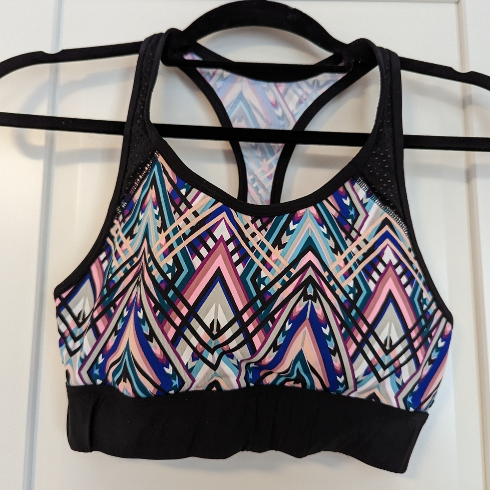 PINK Victoria Secret Ultimate Patterned Sports Bra